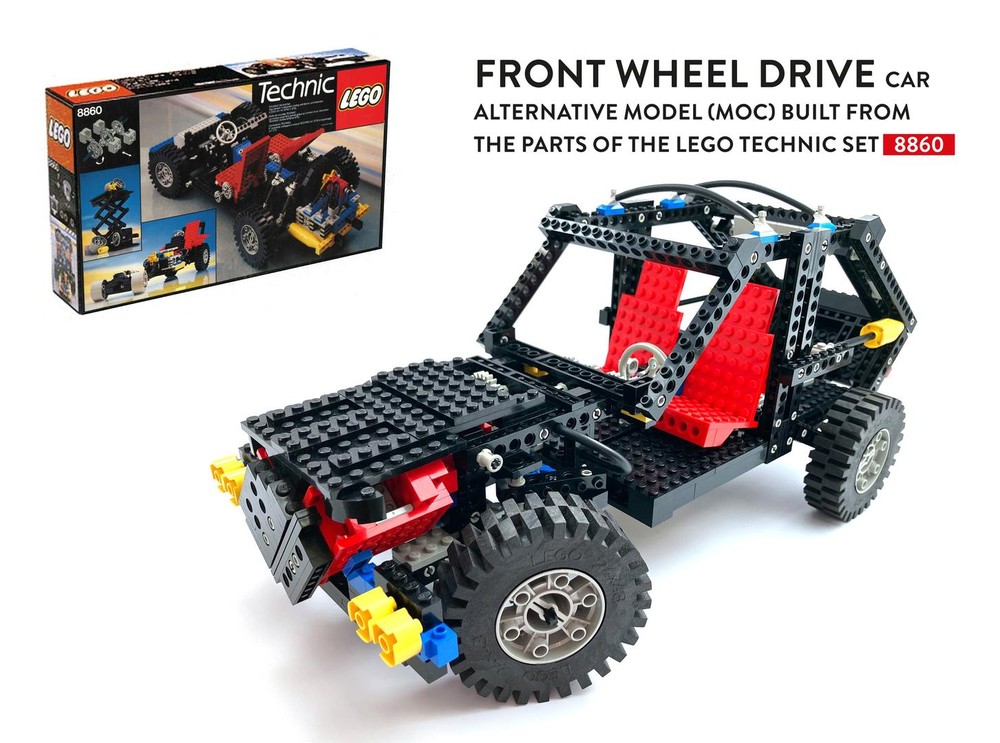 Lego 8860 Front Wheel Drive car