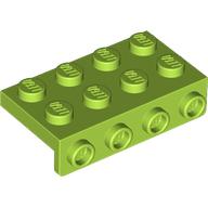 Lego Bracket 2 x 4 - 1 x 4 / Lime