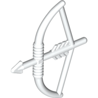 Lego Weapon Bow and Arrow [Large] / White