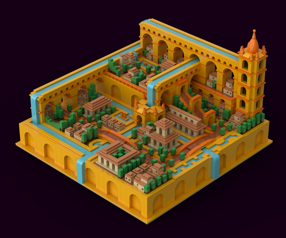 Lego Acqueduct Citadel