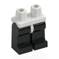 Lego Hips and Black Legs / White