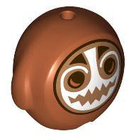 Lego Pillow Plush Toy, Kakamora with White Face Paint Print