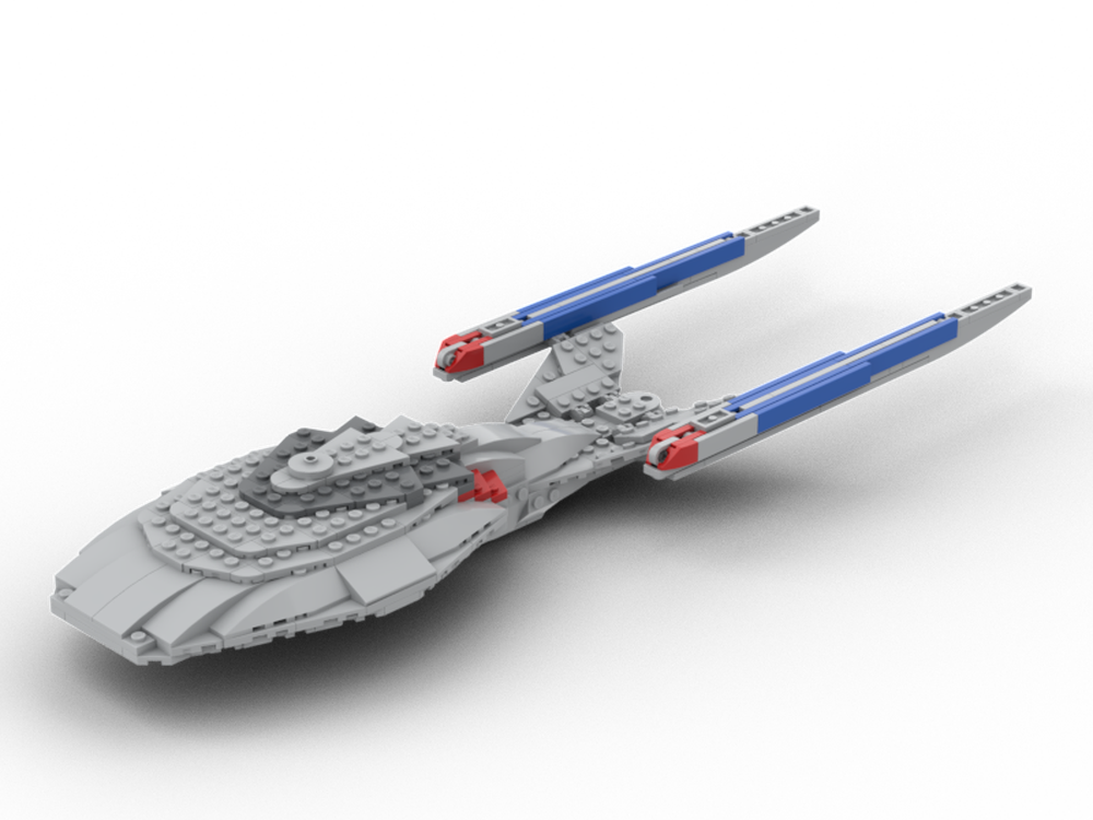 Lego Sovereign Class USS Enterprise NCC-1701-E Display Model