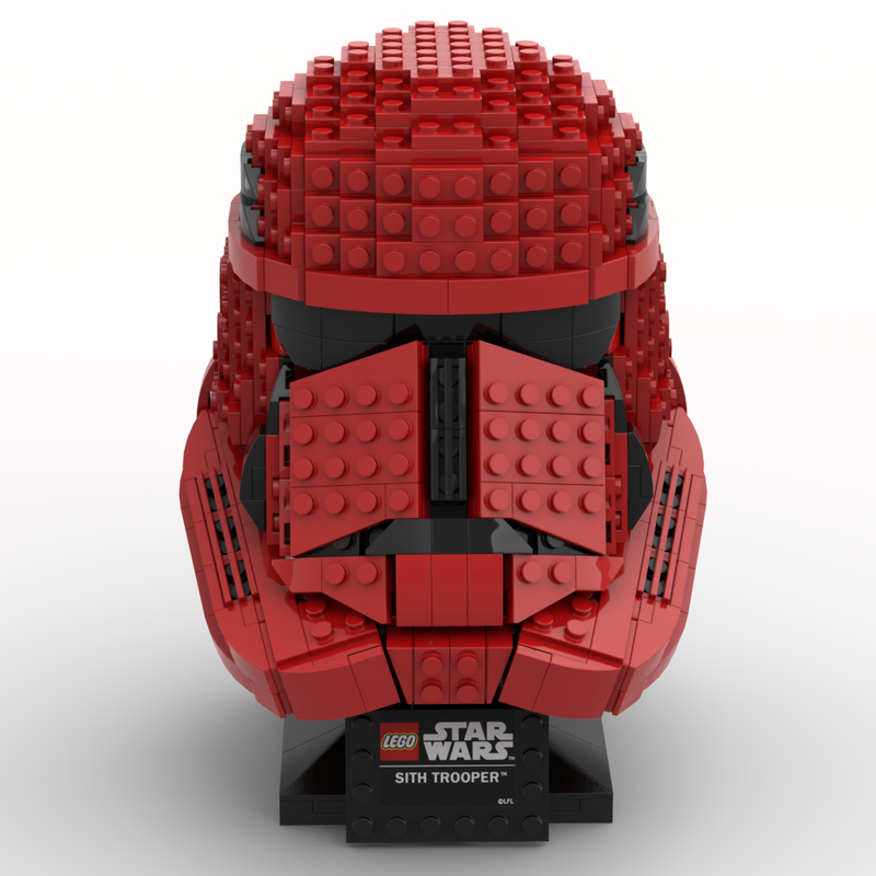 Lego Sith Trooper Helmet - SW Lego Helmet Collection Style