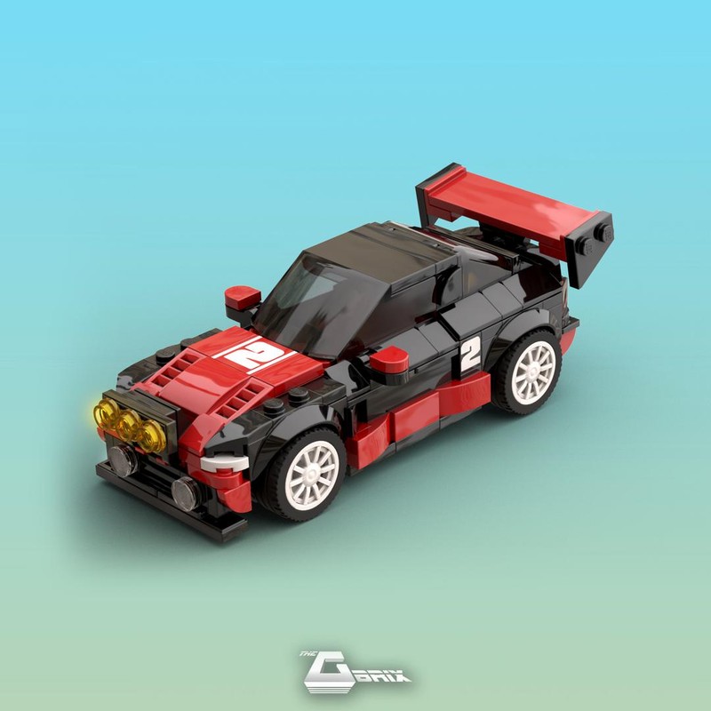 Lego 1496 Remake 6stud wide speed champions scale.