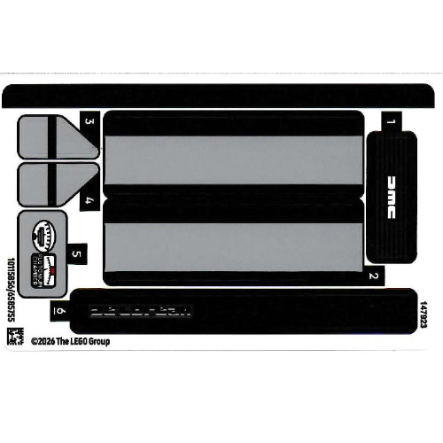 Lego Sticker Sheet for Set 77256-1
