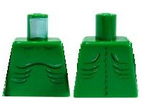 Lego Torso Alien with Skeletal Spine and Ribs Pattern