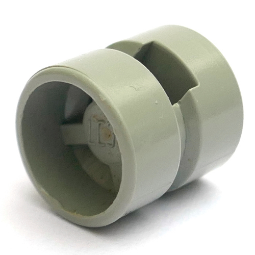 Lego Wheel 11 x 12 with Hole Round for Wheels Holder Pin / Light Gray