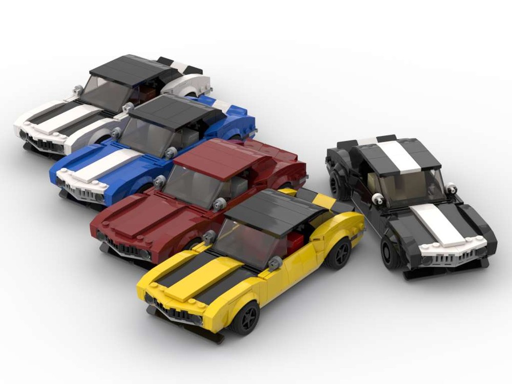 Lego 1968 Bowtie Camaro SS - Set of Five Colors