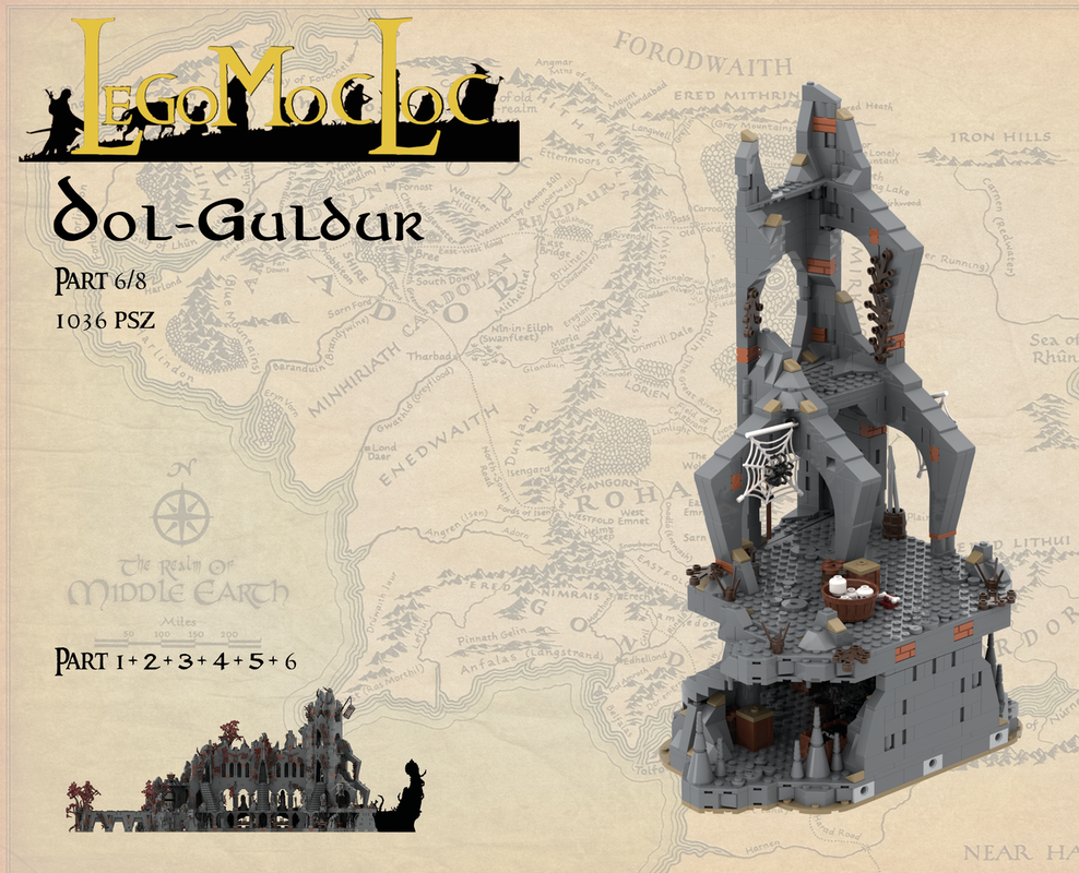 Lego UCS Dol-Guldur - part 6/8