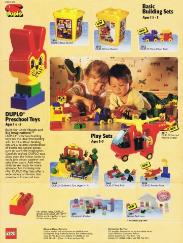 Lego 1993 Mini Duplo (113717-US)