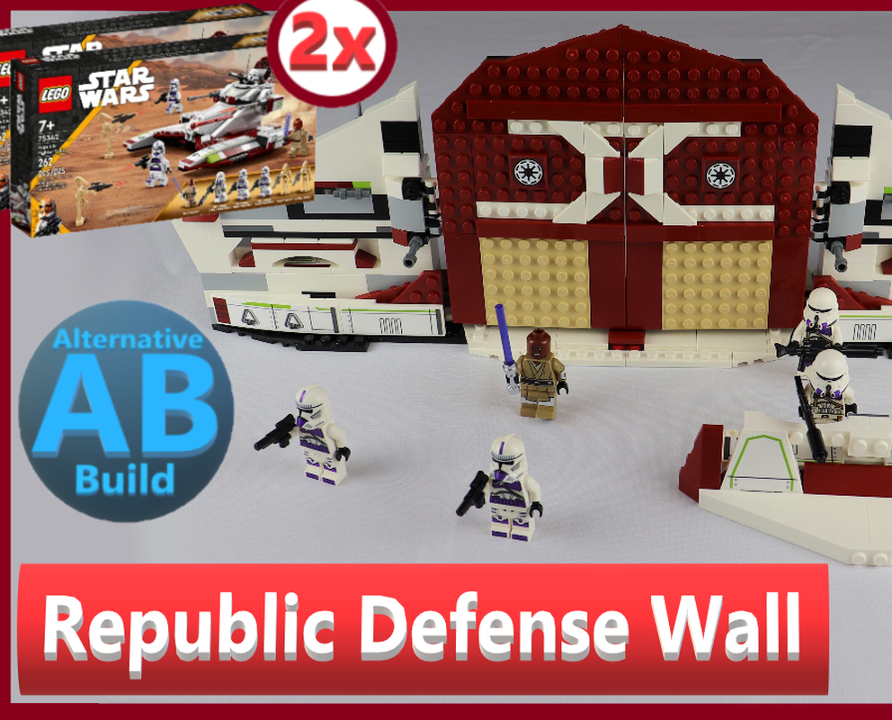 Lego Republic Defense Wall
