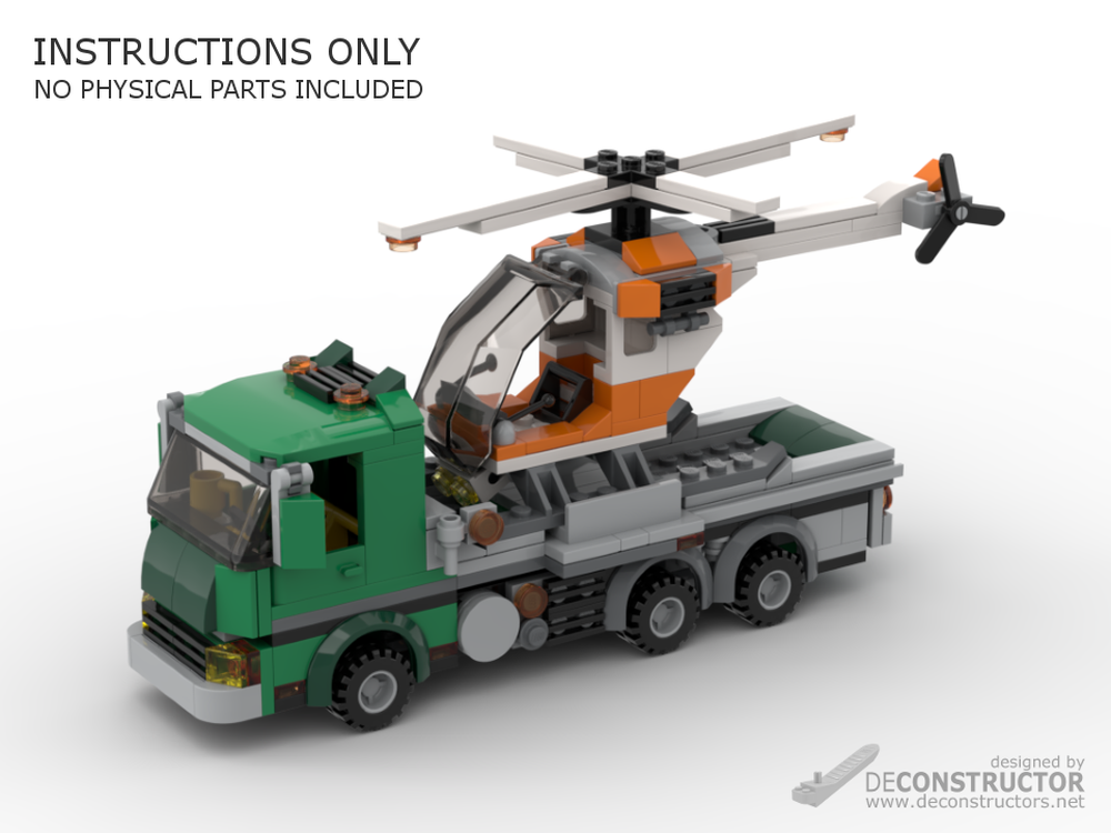 Lego Chopper Transporter Scale-Out