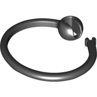 Lego Attachment Ring (DOTS) / Black