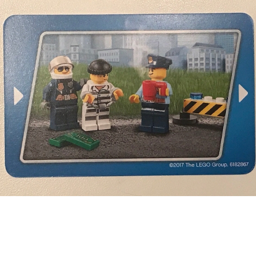 Lego Display Card, Police Storyboard Card 5 / [No Color/Any Color]