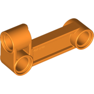 Lego Technic Pin Connector Perpendicular 2 x 4 Bent - Beam with 90 Hole Ø 4.8 / Orange