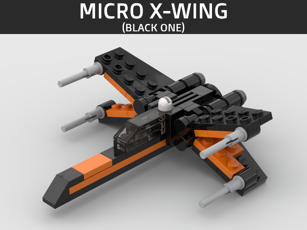 Lego Micro Black One X-Wing