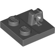 Lego Hinge Plate 2 x 2 Locking with 1 Finger on Top / Dark Bluish Gray