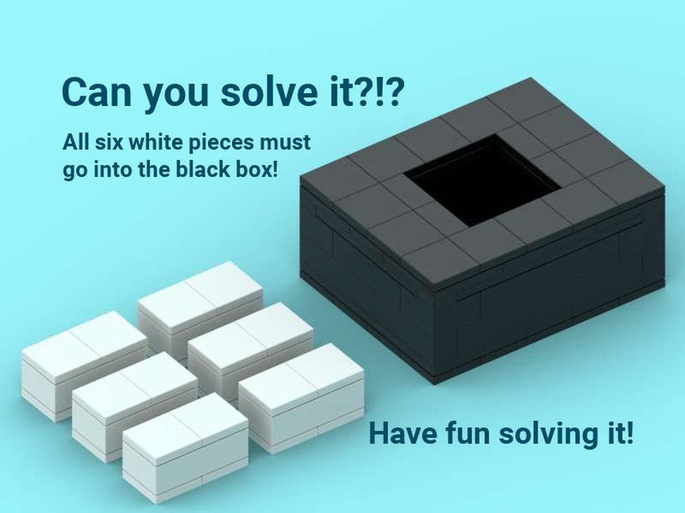 Lego Quadra / Quadro Puzzle Box Game Spiel Rätsel