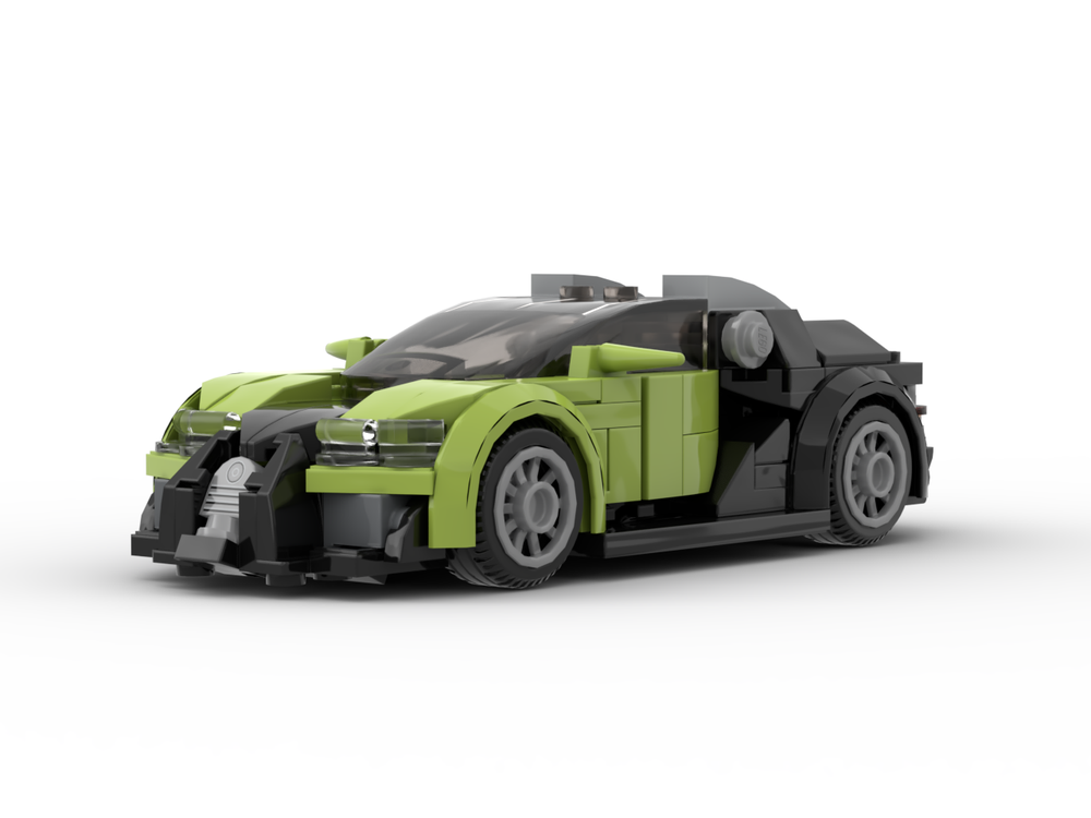 Lego 6-wide (city scale) 2005 Bugatti Veyron