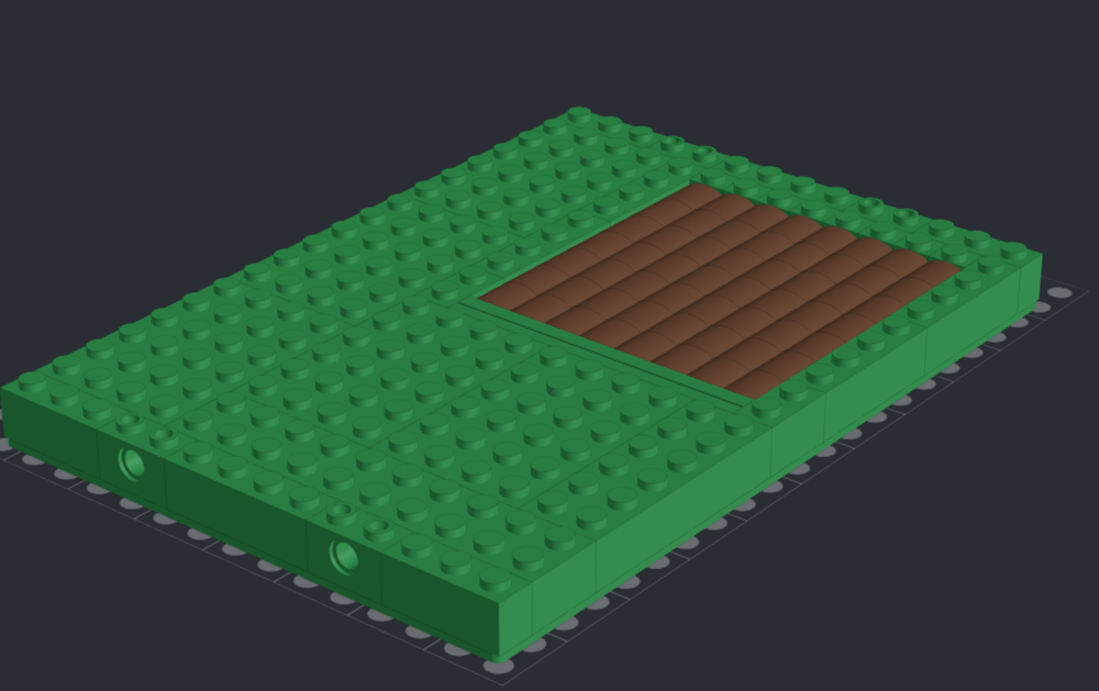 Lego Tilled farm field