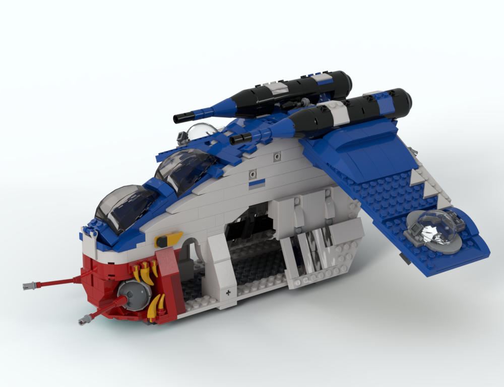 Lego Republic Gunship - Muunilinst style (listing part)