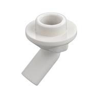Lego Bar, Angled with 1 x 1 Round Plate / Stud on End / White