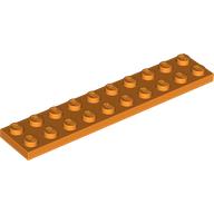 Lego Plate 2 x 10 / Orange