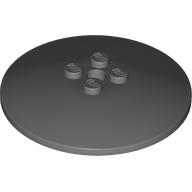 Lego Dish 6 x 6 Inverted (Radar) with Solid Studs / Dark Bluish Gray