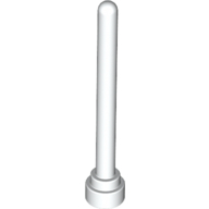 Lego Antenna 1 x 4 with Flat Top / White