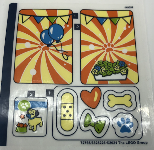 Lego Sticker Sheet for Set 41664-1
