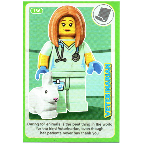 Lego Trading Card, Create the World Incredible Inventions - Veterinarian / [No Color/Any Color]