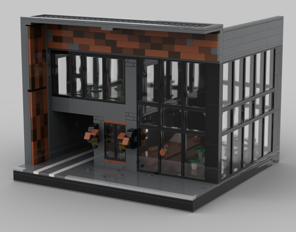 Lego Modern cafeteria