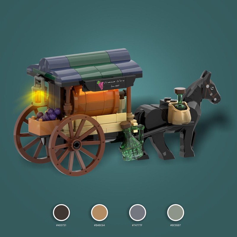 Lego Wine Cart