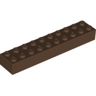Lego Brick 2 x 10 / Brown