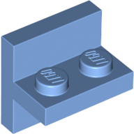 Lego Bracket 2 x 2 with 1 x 2 Vertical Studs / Medium Blue