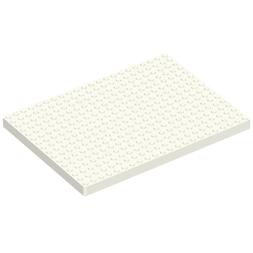 Lego BYGGLEK Lid, 16 x 22 x 1 / White