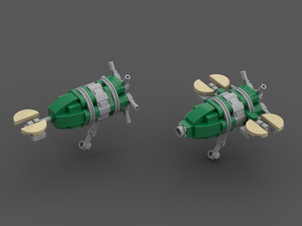 Lego Sever lunar spacecraft (1:110 Saturn V scale)