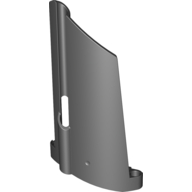 Lego Technic Panel Fairing #20 Large Long, Small Hole, Side A / Black