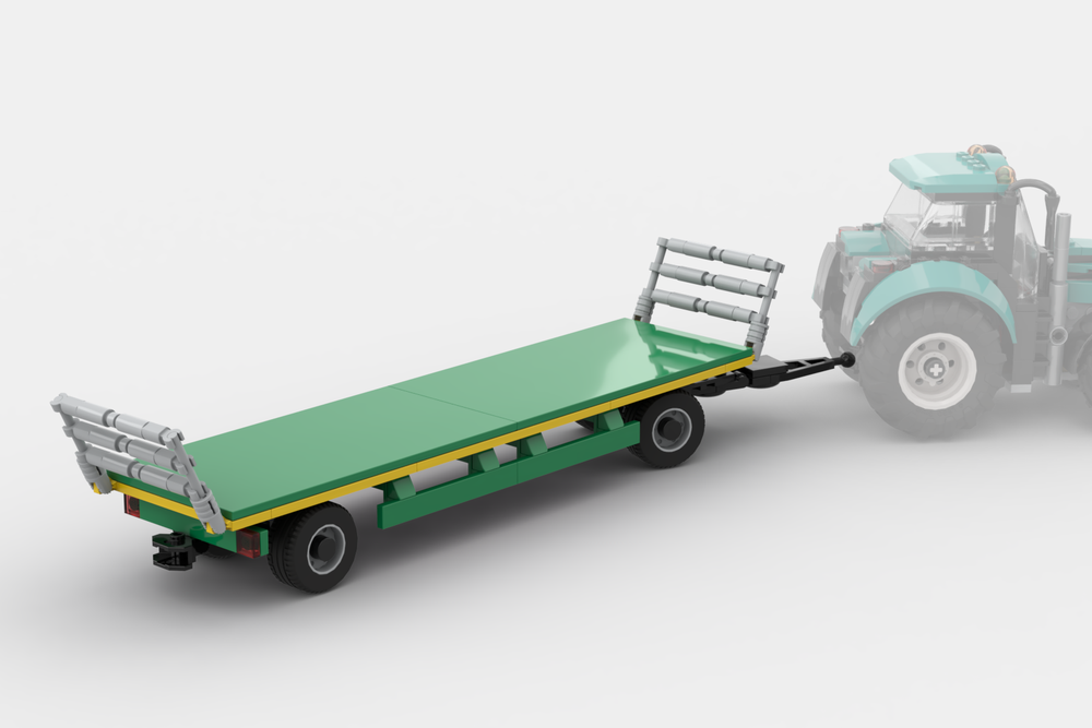 Lego Haybale trailer for lego city tractor 60498