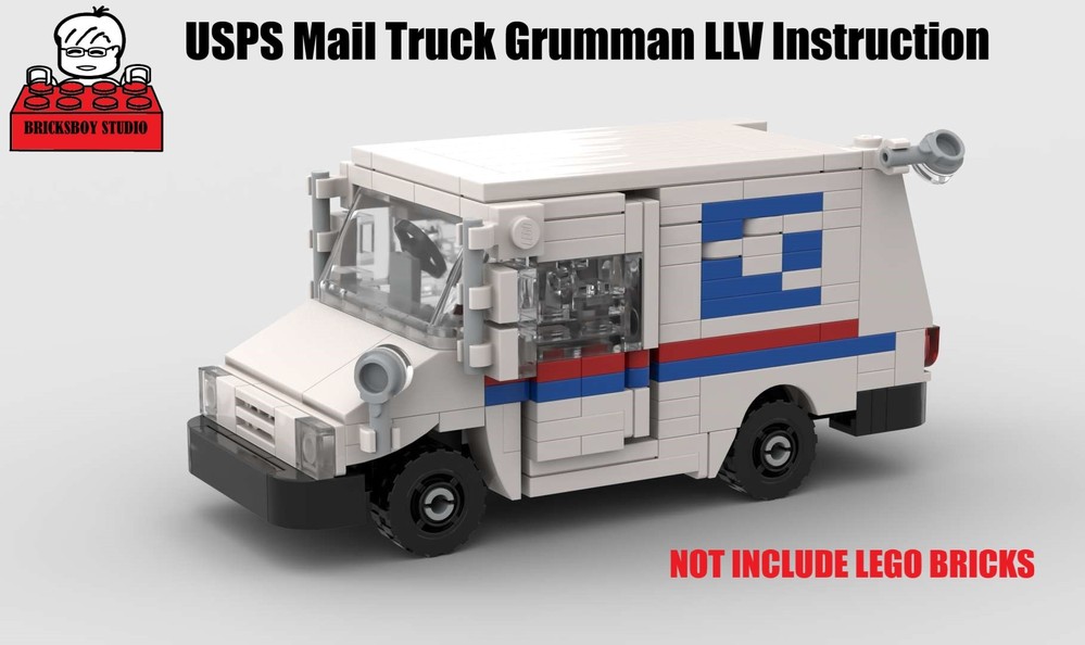 Lego USPS Mail Truck Grumman LLV