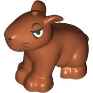 Lego Animal, Capybara / Dark Orange