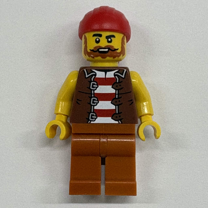 Lego Sailor, Dark Orange Legs, Red Bandana