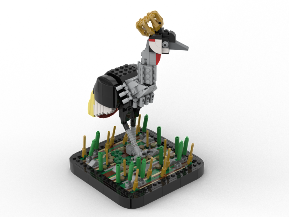 Lego Grey Crowned Crane