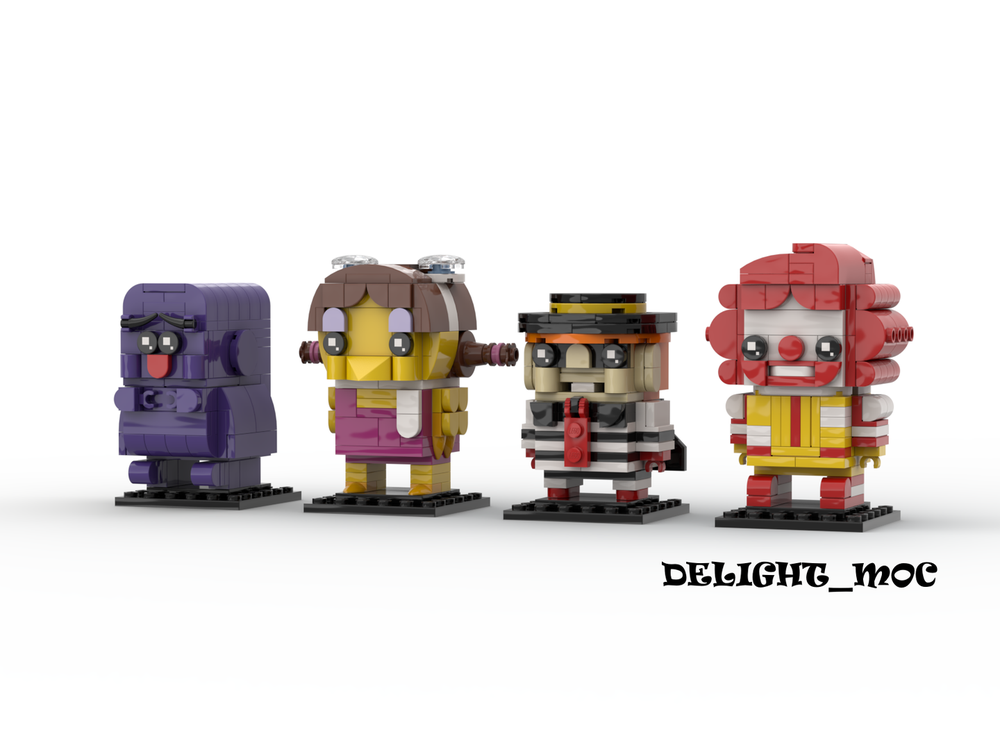 Lego Mcdonald Characters Bundle