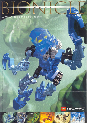 Lego 2001 Mini Bionicle - Gali (4130829)