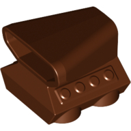 Lego Engine / Air Scoop 2 x 2 / Reddish Brown