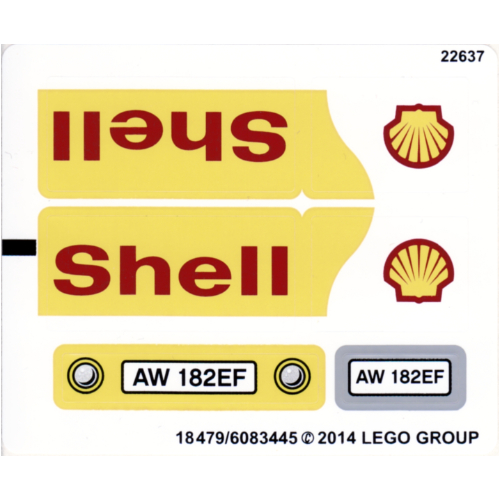 Lego Sticker Sheet for Set 40196-1 / [No Color/Any Color]