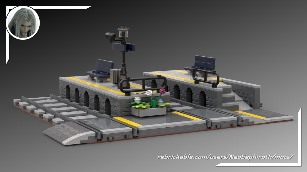 Lego Platform Extention for my Modular German Train Station
