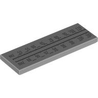 Lego Tile 2 x 6 with Radio Frequencies Print